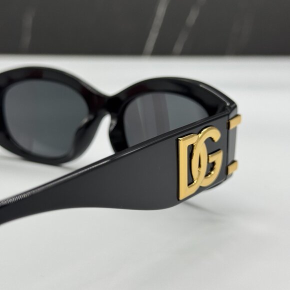 NEW DOLCE&GABBANA DG4502 501/87 BLACK SUNGLASSES DG4502 5087 EYEWEAR - Picture 7 of 10
